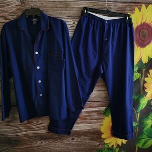 Hemingway Point  Mens pajamas large blue Pre-owned